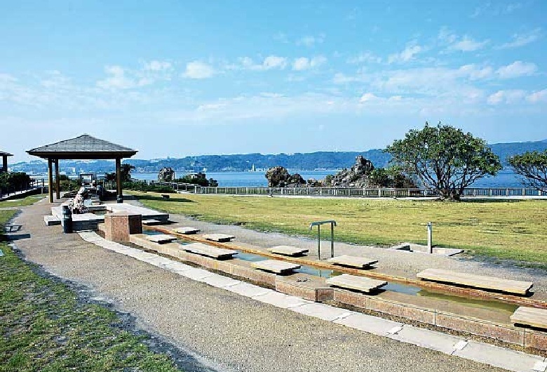 桜島溶岩なぎさ公園 足湯(桜島)